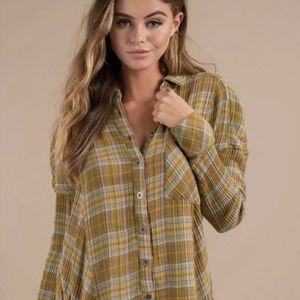 Free People Juniper Ridge Plaid Button Down